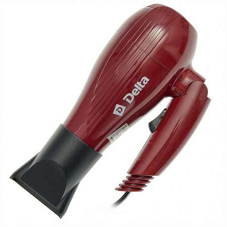 Фен для волос Delta DL-0905 Складная ручка 900 Вт 2 режима работы красный