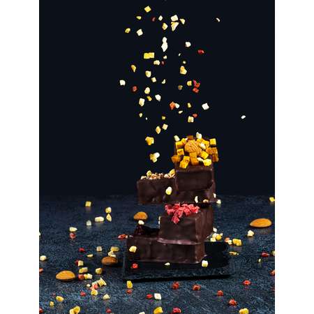 Шоколадные батончики Фабрика Ульянова с марципаном на эритрите в ассортименте