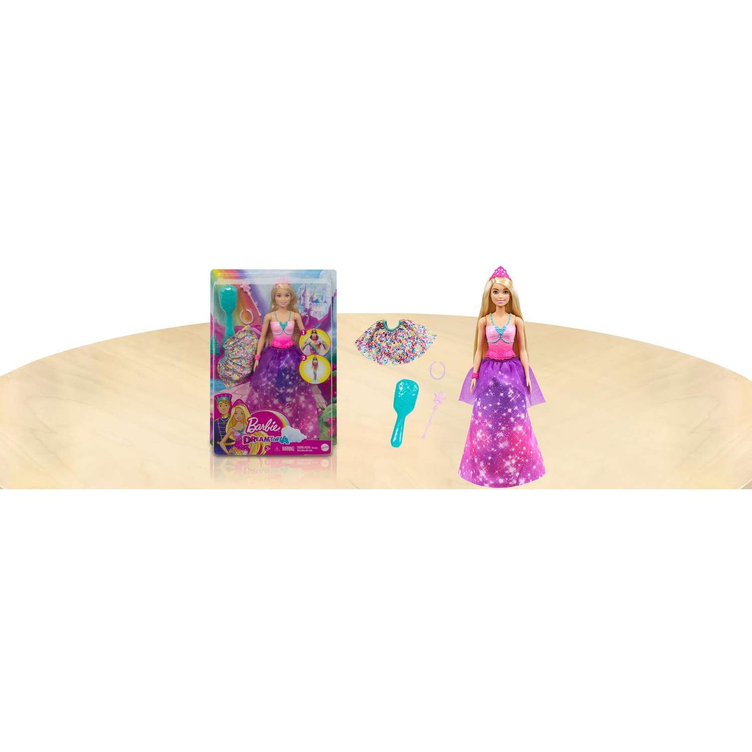 Кукла Barbie Дримтопия 2в1 Принцесса GTF92 GTF92 - фото 6