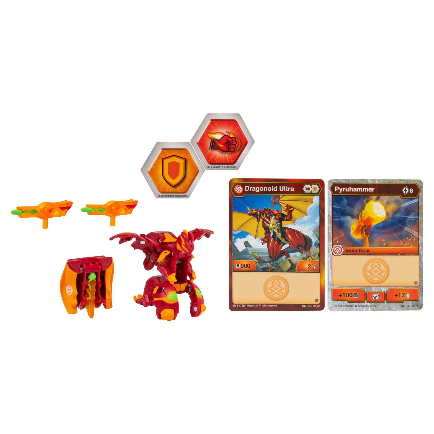 Набор игровой Bakugan Dragonoid с ультра усилением+карточки 6055887/20122500 - фото 1