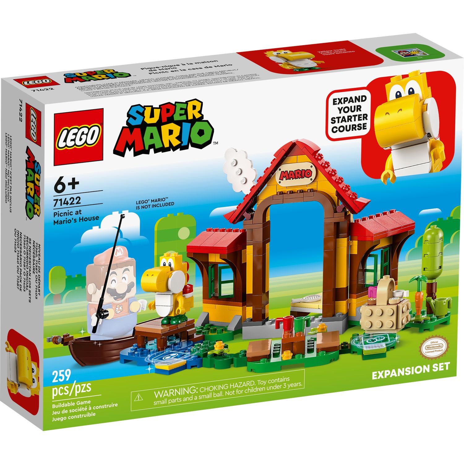 Конструктор LEGO Super Mario Picnic at Mario's House Expansion Set 71422 - фото 4