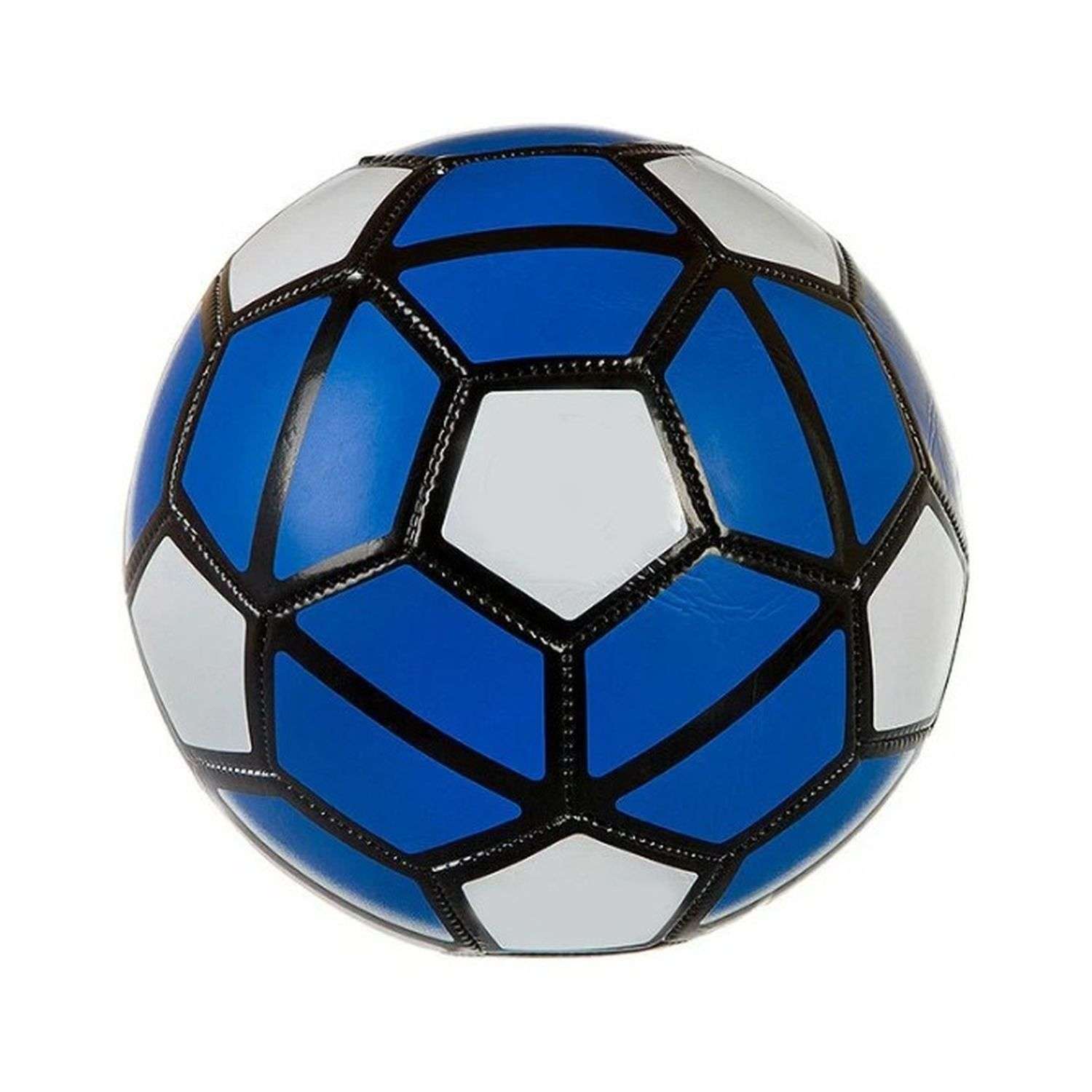 Футбольный мяч Uniglodis 32 панели размер 4 синий - фото 2