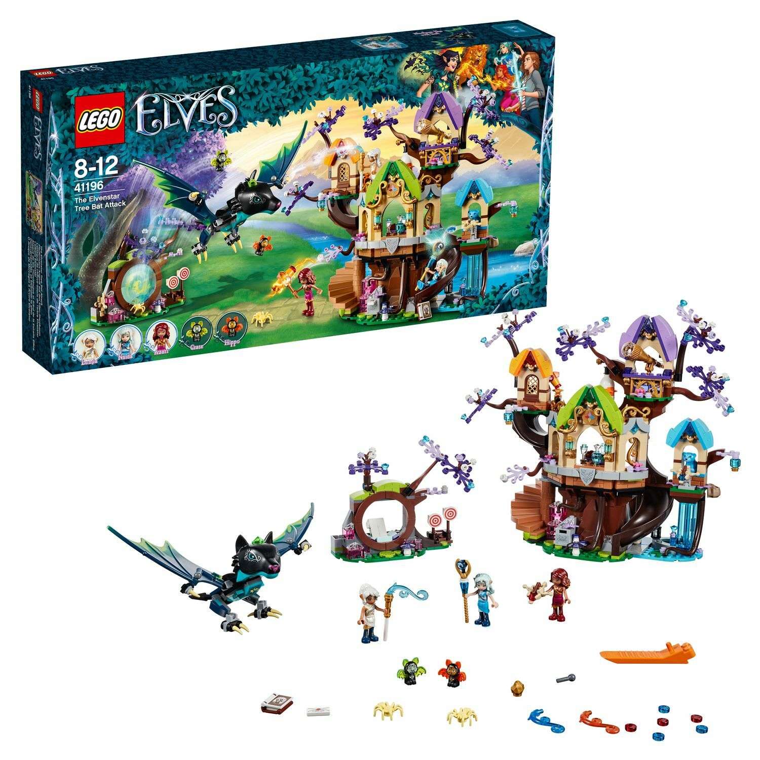 Конструктор LEGO Elves Нападение летучих мышей на Дерево эльфийских звёзд 41196 - фото 1