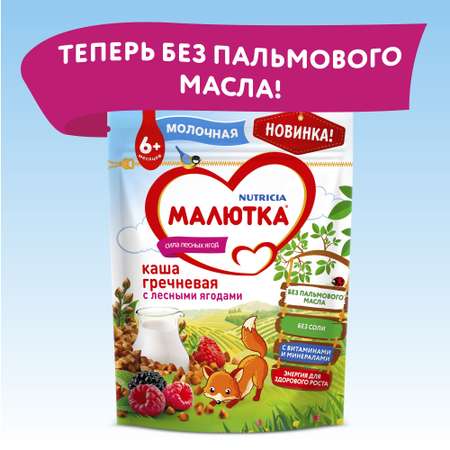 Каша молочная Малютка гречневая-лесные ягоды 220г с 6месяцев
