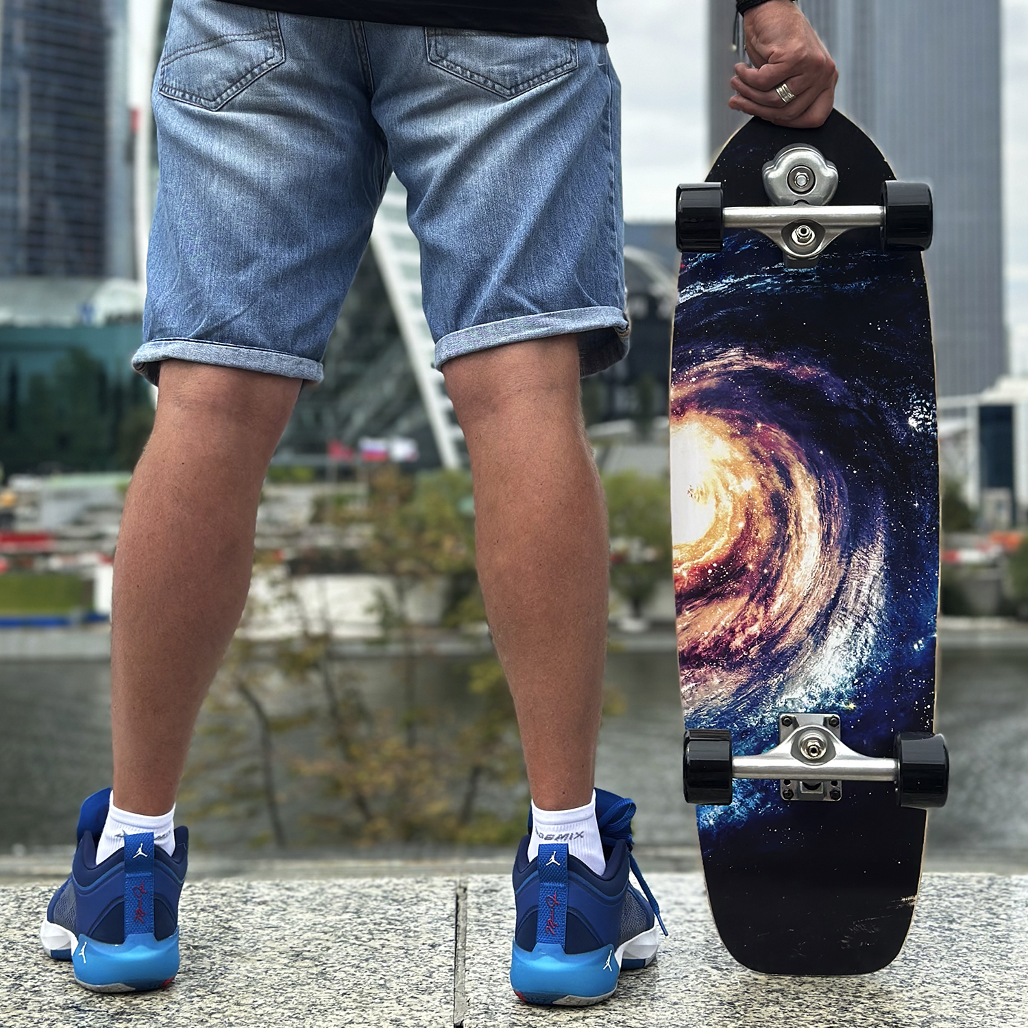 Скейтборд Street Hit деревянный SurfSkate space - фото 4