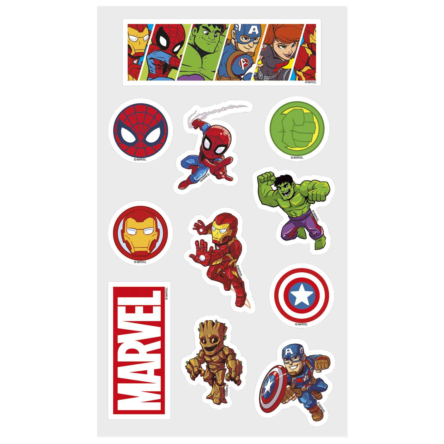 Наклейка декоративная Marvel зефирная Супергерои 70*160 89180 - фото 1