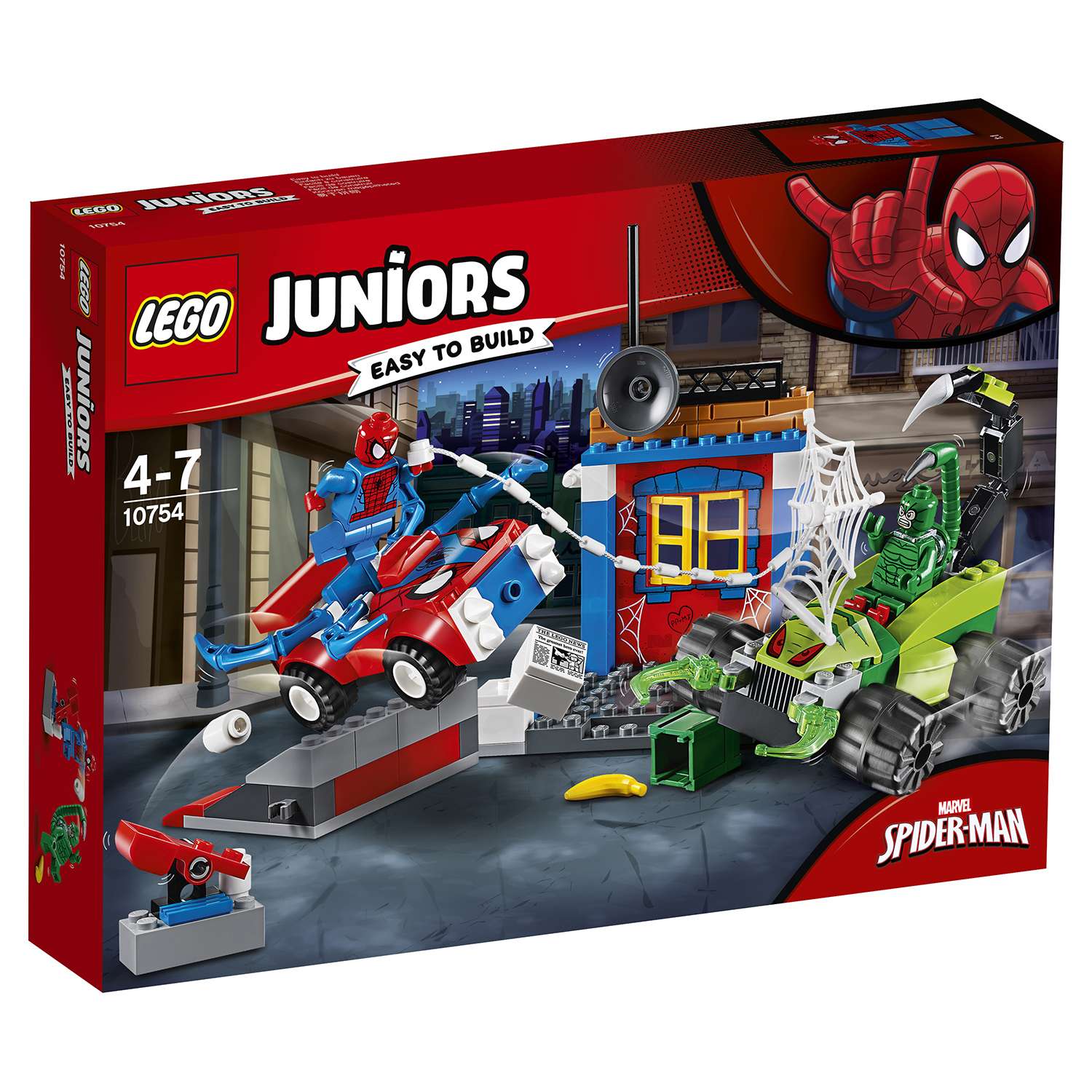 Конструктор LEGO Решающий бой Человека-паука против Скорпиона Juniors (10754) - фото 2