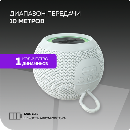 Bluetooth колонка More Choice BS55 White