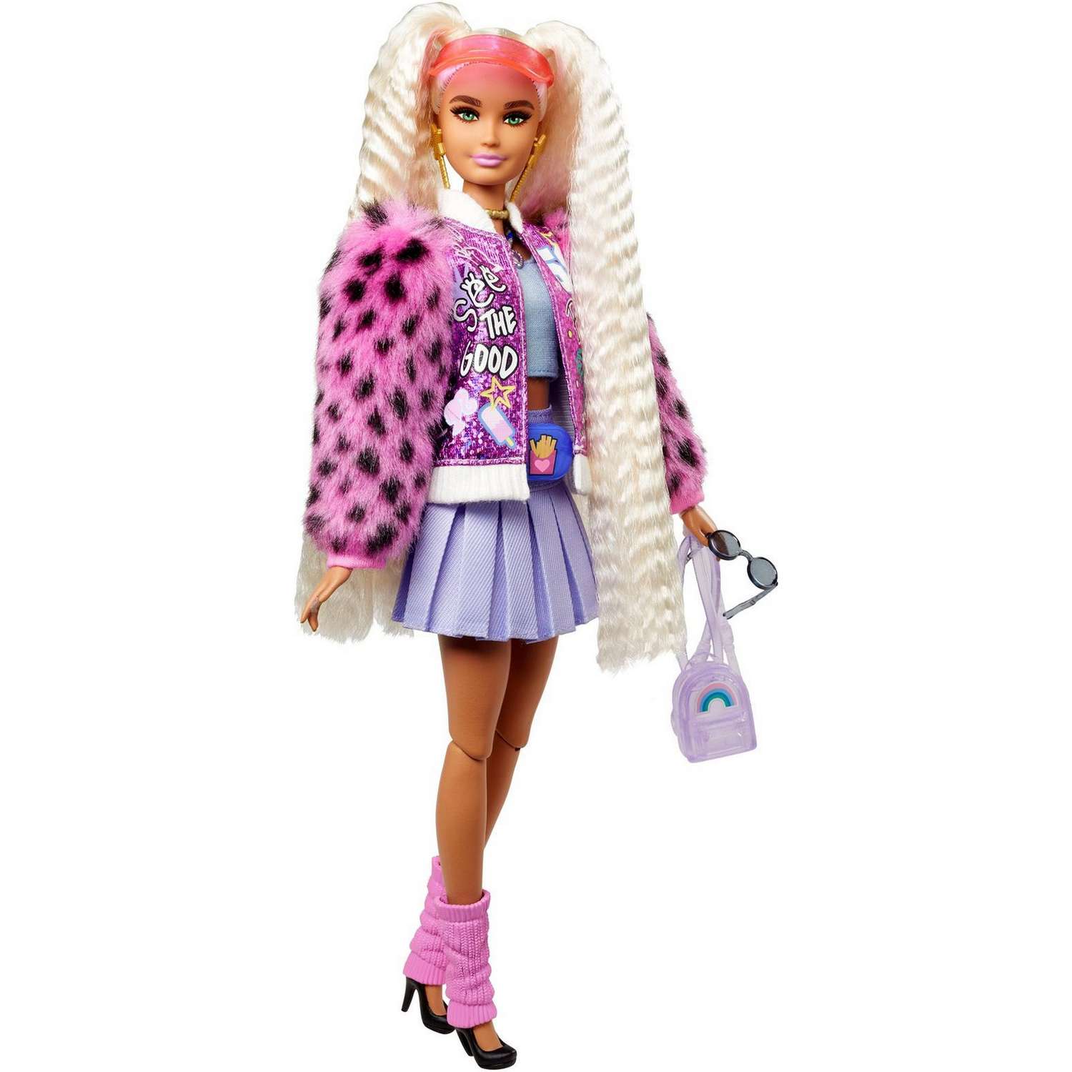 Кукла Barbie Экстра Блондинка с хвостиками GYJ77 GYJ77 - фото 5