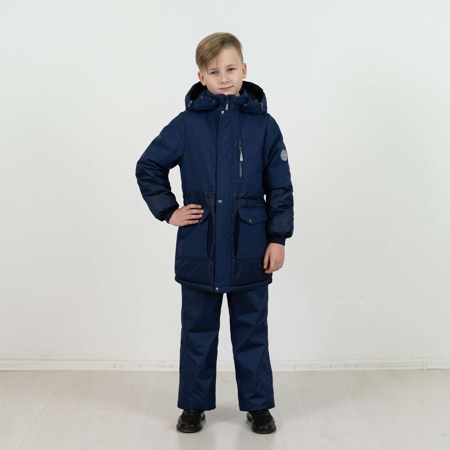 Куртка Arctic kids 70-046 темно-синий - фото 2