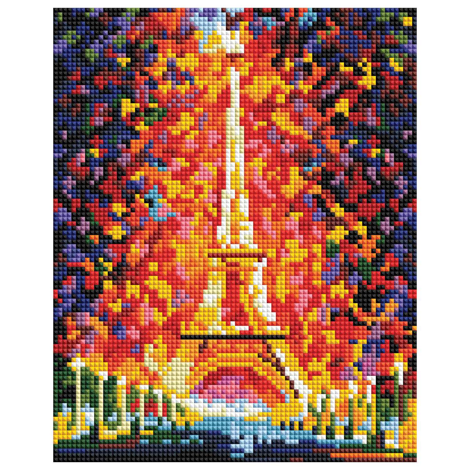 Мозаика алмазная Белоснежка Париж-огни Эйфелевой башни 002-ST-PS - фото 1