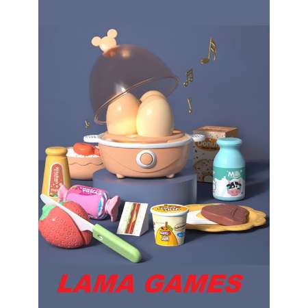 Игровая кухня с паром и водой HAPPY LAMA WD-Y39
