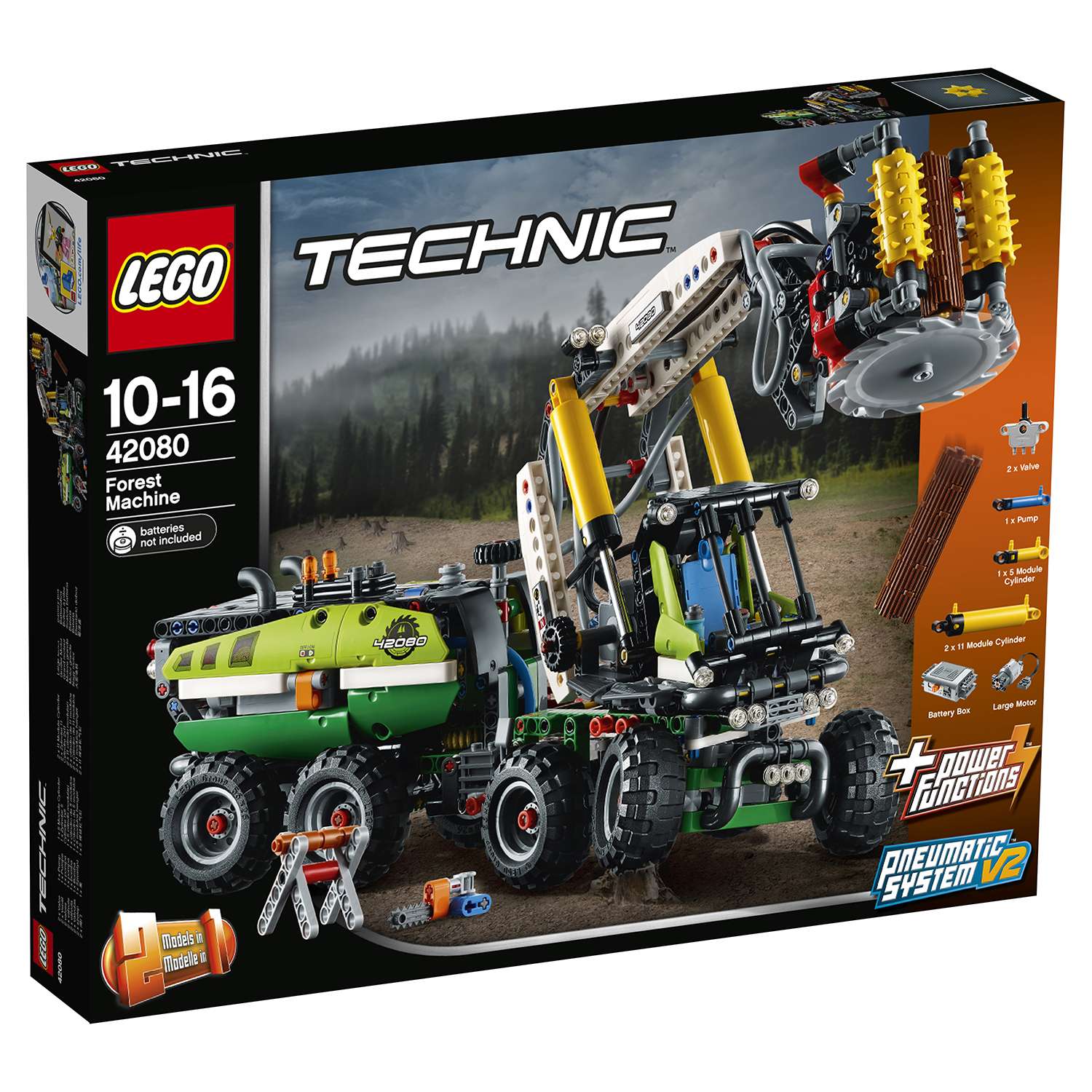 Конструктор LEGO Technic Лесозаготовительная машина 42080 - фото 2