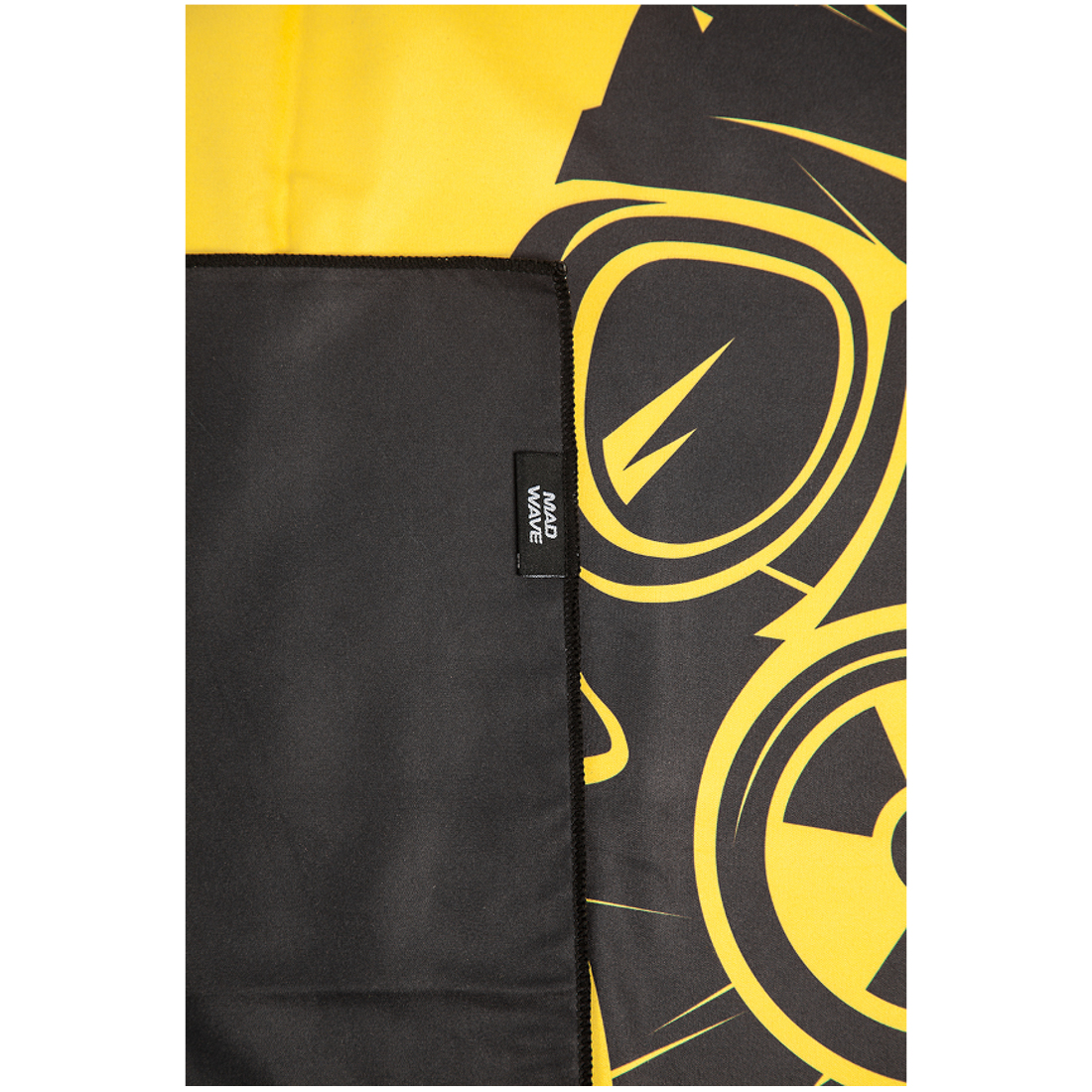 Полотенце из микрофибры Mad Wave Microfiber towel Pandemic M0761 05 2 06W желтое 80х140 см - фото 3