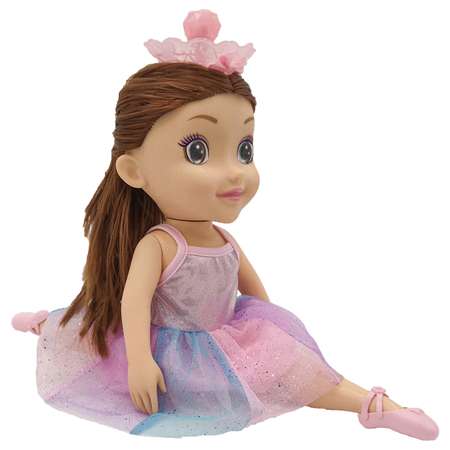 Игрушка Ballerina Dreamer кукла танцующая балерина темные волосы свет звук 45см HUN9494