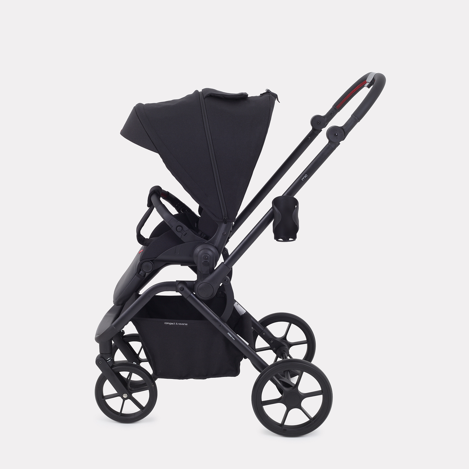 Коляска детская MOWbaby Mio MB102 Black - фото 7