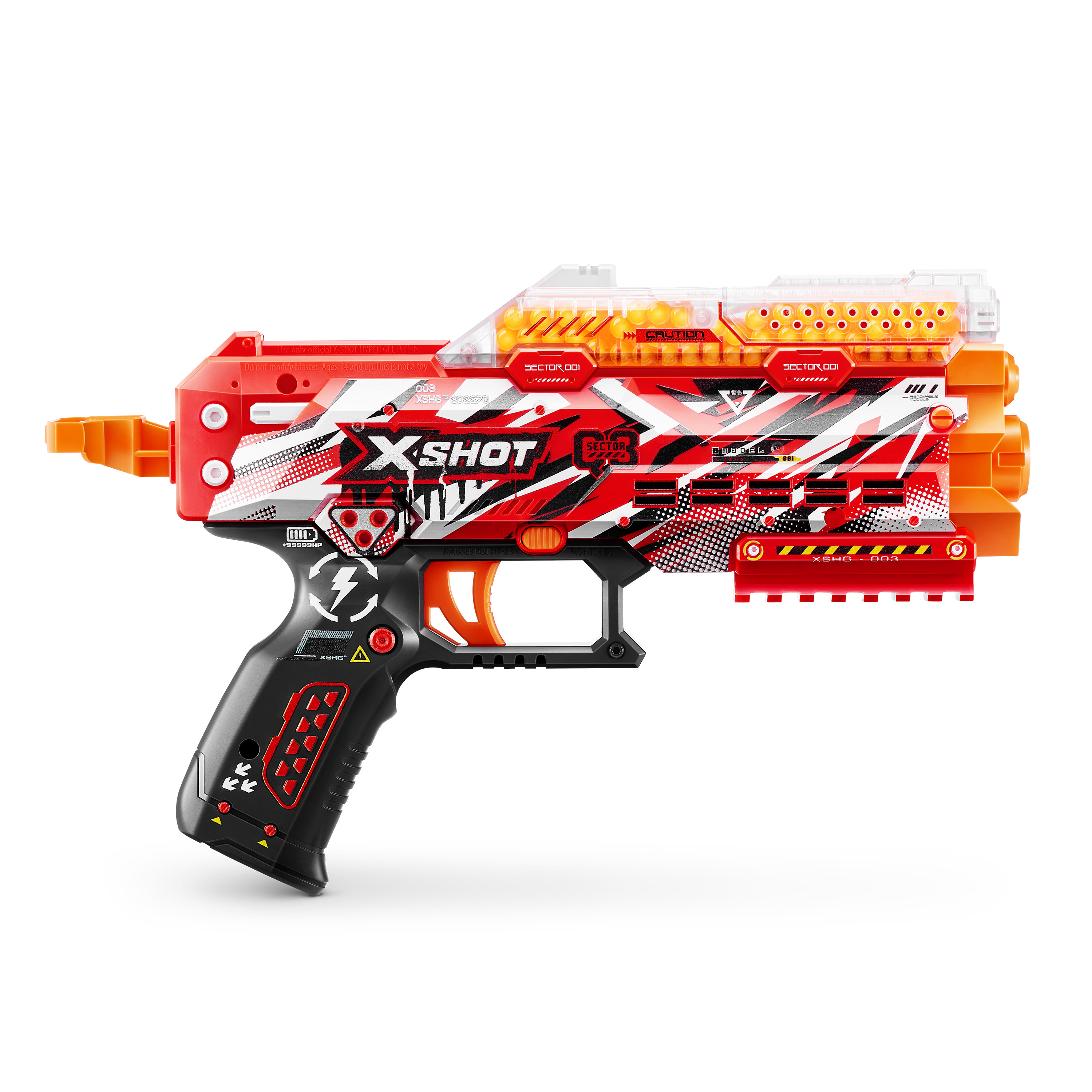 Бластер XSHOT Hyper Gel + гелевые шарики 3000шт 36728 - фото 6