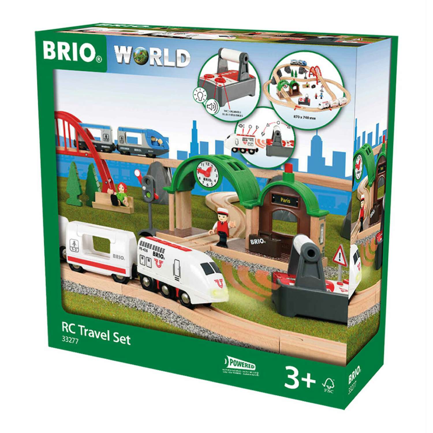 Игровой набор BRIO Городская поездка с поездом 33277 - фото 3