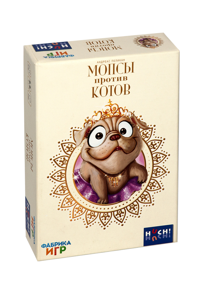 Настольная игра Фабрика Игр Мопсы против котов - фото 1