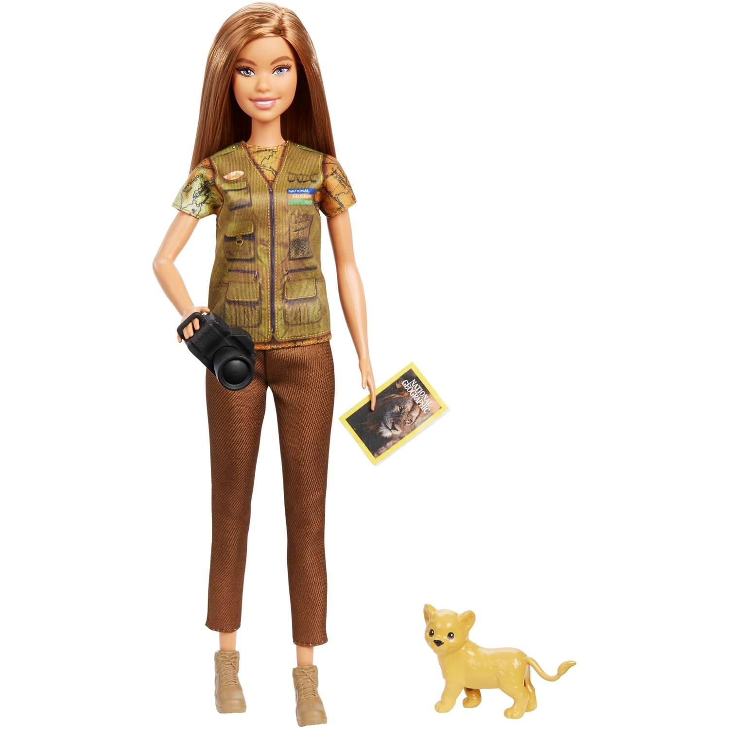 Кукла Barbie Кем быть National Geographic Фотожурналист GDM46 GDM44 - фото 1