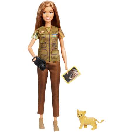 Кукла Barbie Кем быть National Geographic Фотожурналист GDM46