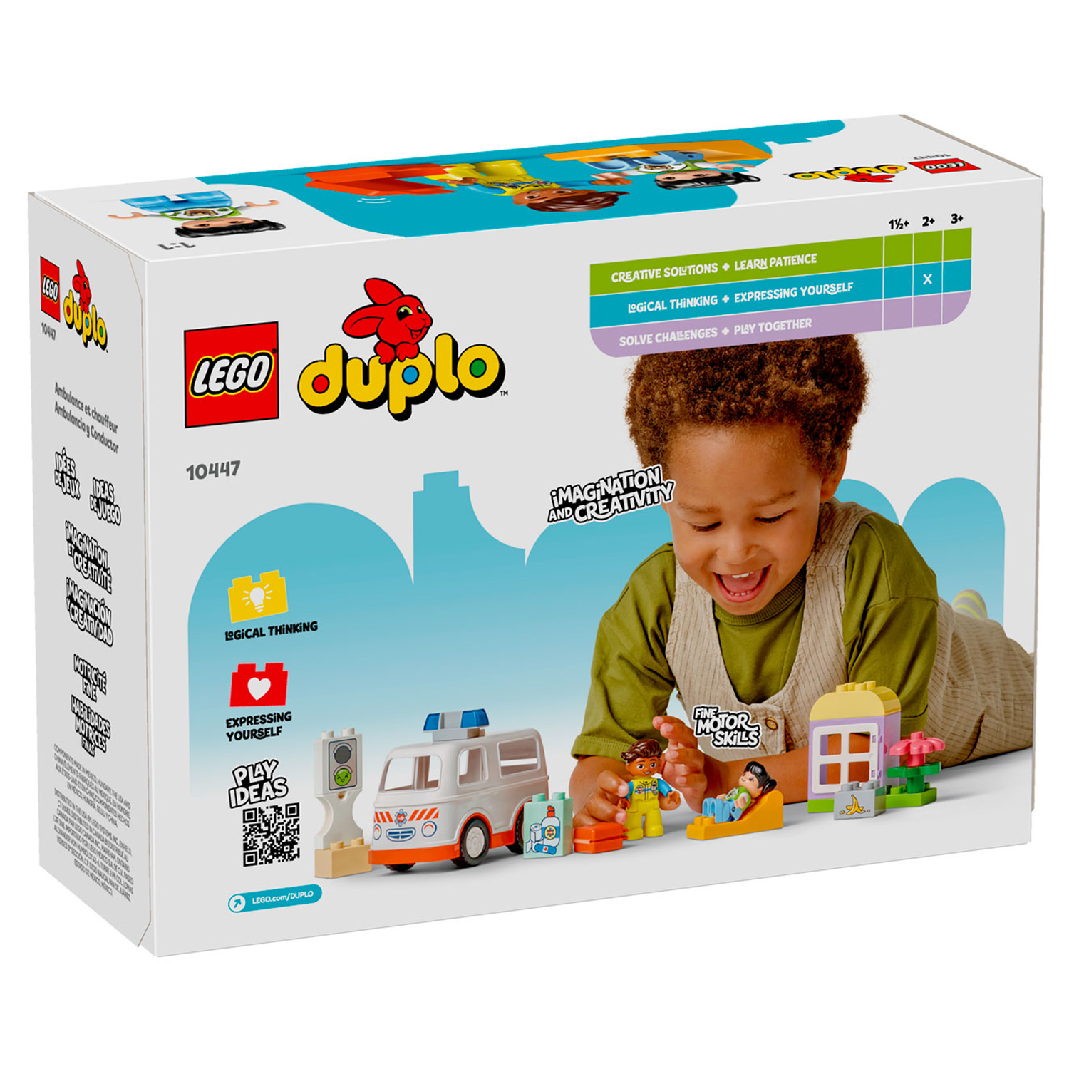 Конструктор детский LEGO Duplo Скорая помощь и водитель - фото 9