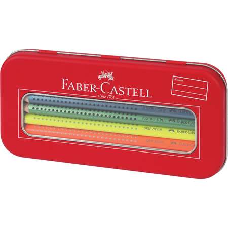 Карандаши цветные Faber Castell Jumbo Grip Neon+Metallic 10 цветов