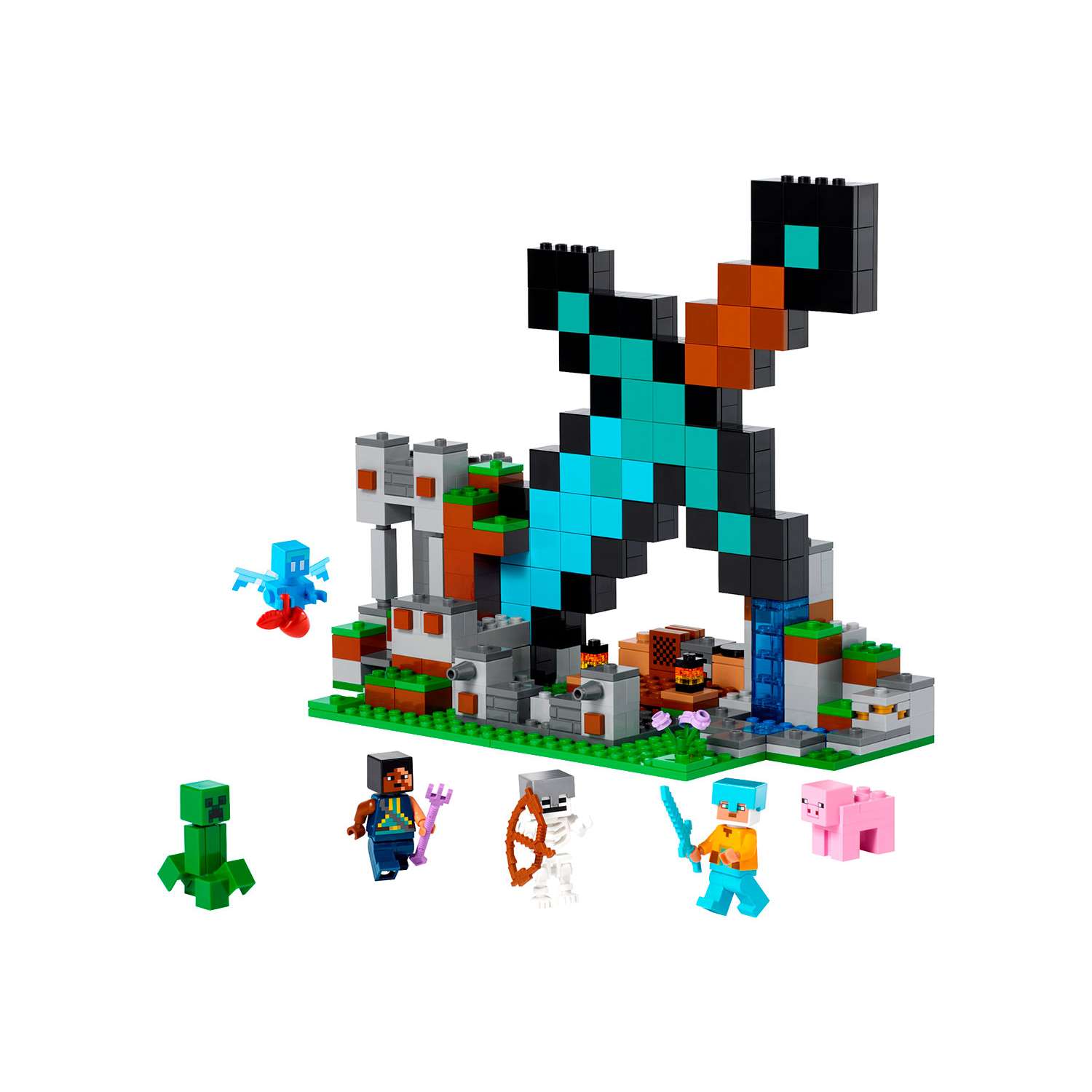 Конструктор LEGO Minecraft Застава Меча 21244 - фото 5