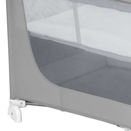 Кроватка-манеж дорожная CAM Sonno группа 0-3 дизайн тедди серый