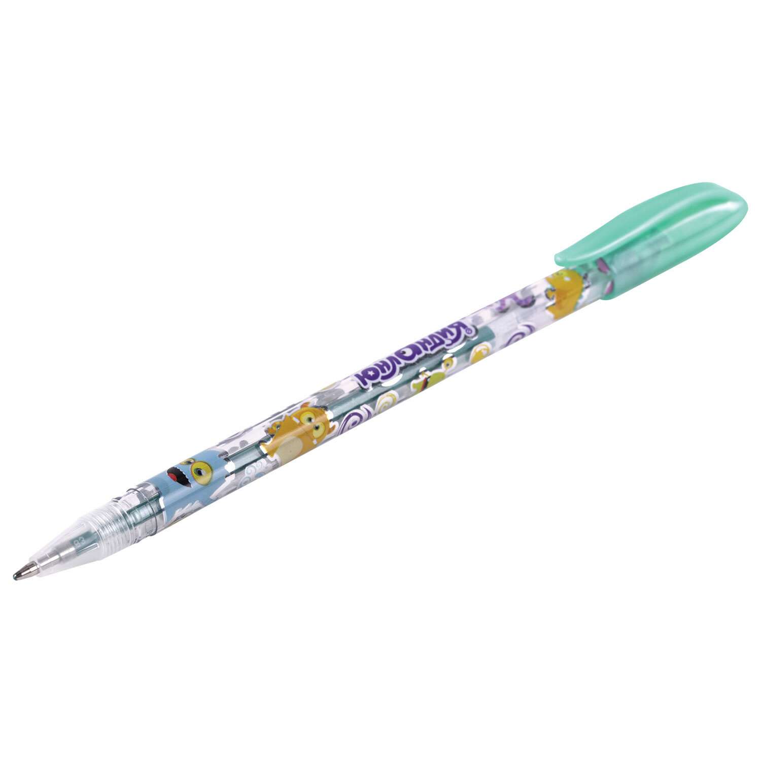 Ручки гелевые Юнландия цветные набор 6 штук для школы тонкие металлик - фото 9