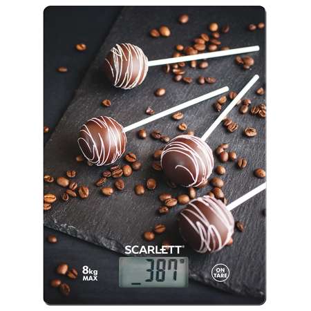 Весы кухонные электронные Scarlett SC-KS57P71 макс.вес:8кг рисунок/Кейк попсы