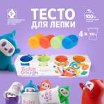 Тесто для лепки BabyDough Play-Doh! 4 цвета BD017