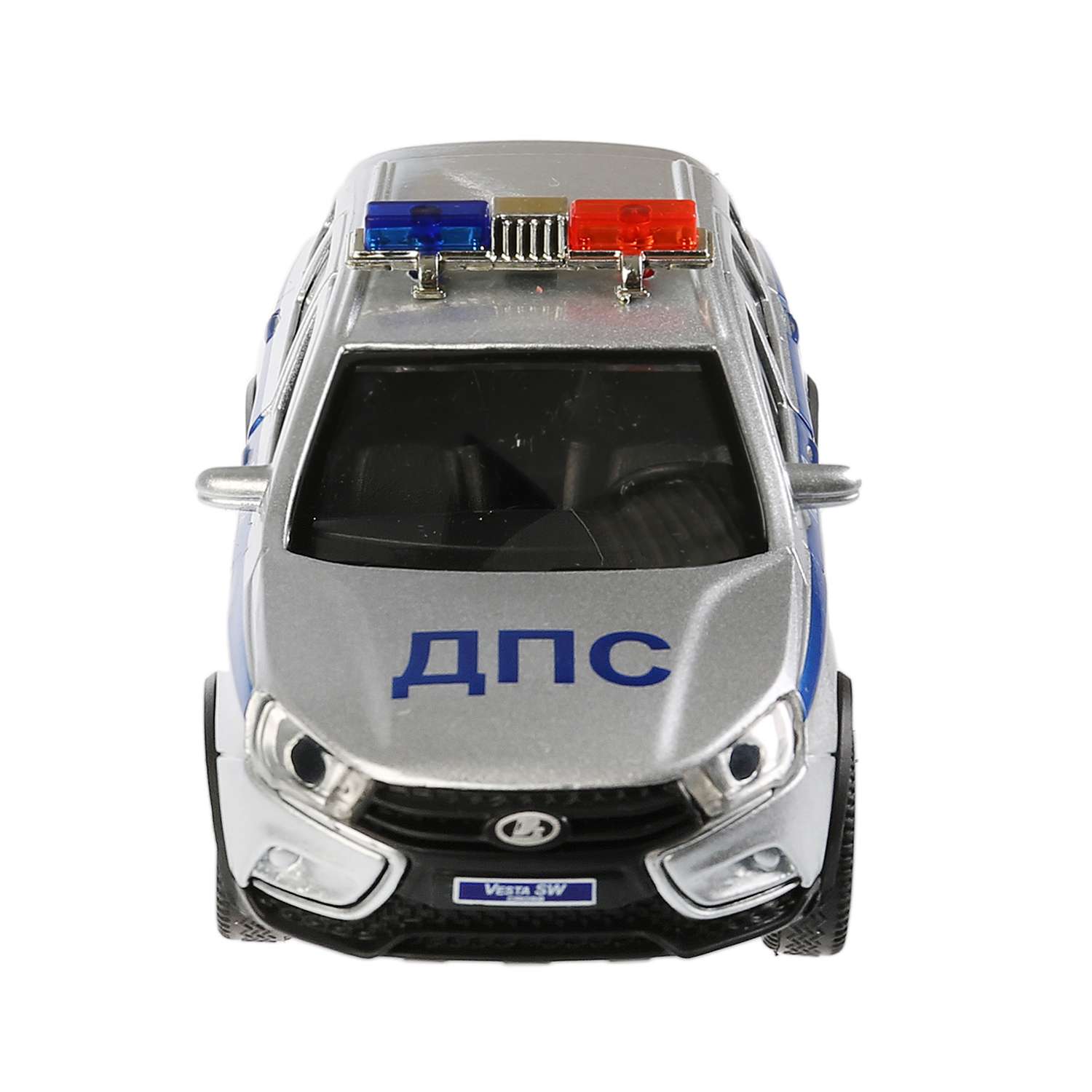 Машина Технопарк Lada Vesta Sw Cross Полиция инерционная 270425 270425 - фото 5