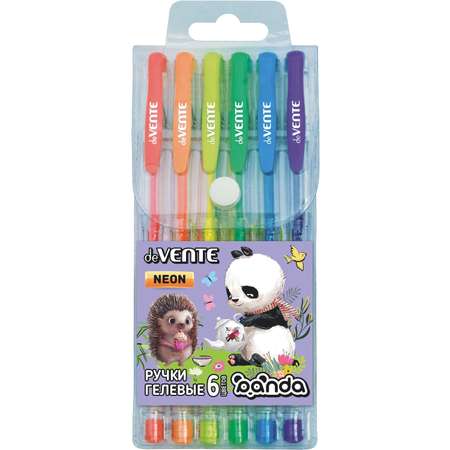 Ручки гелевые deVENTE флуоресцентные неоновые цвета 5051200