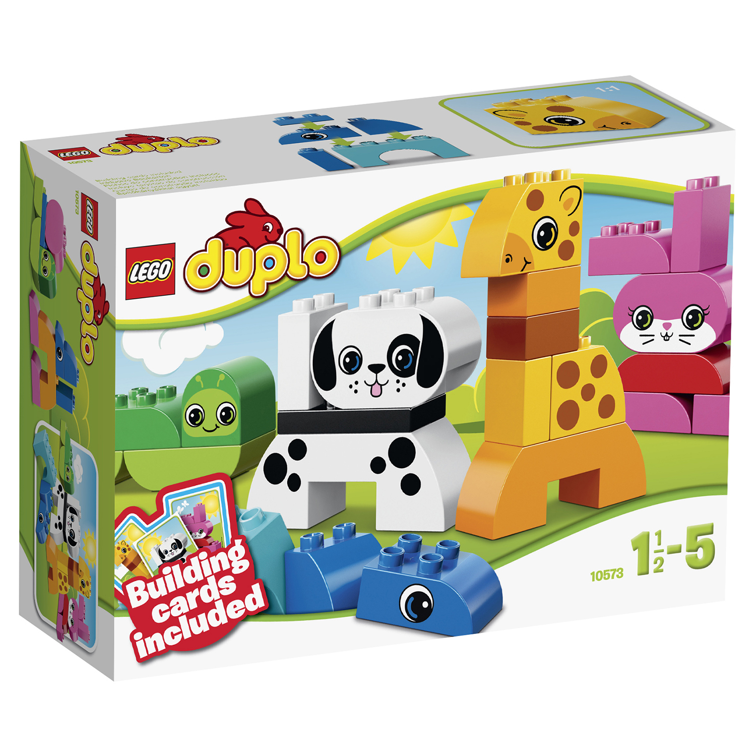 Конструктор LEGO DUPLO My First Весёлые зверюшки (10573) купить по цене 709  ₽ в интернет-магазине Детский мир