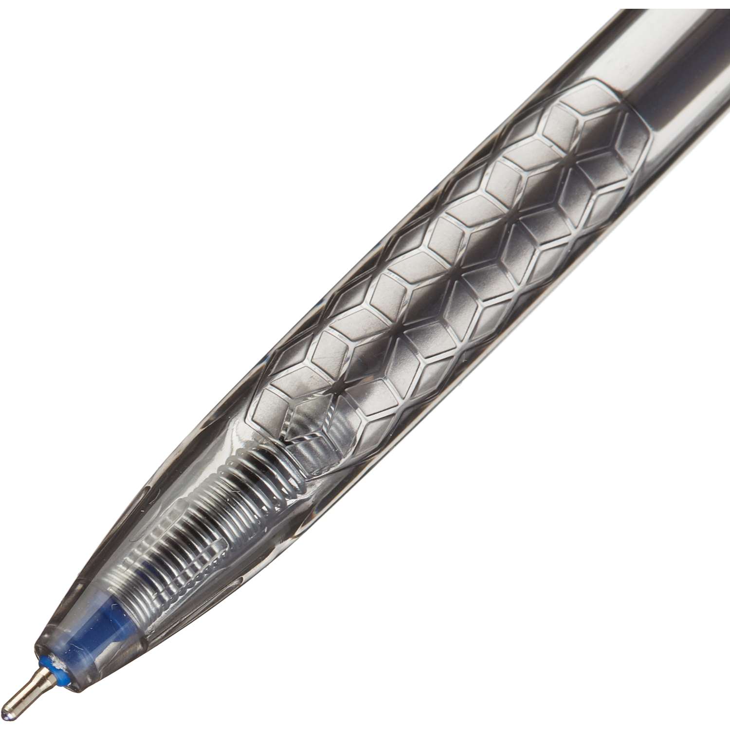Ручка шариковая Deli Arrowд автоматическая 07мм Синяя - фото 3