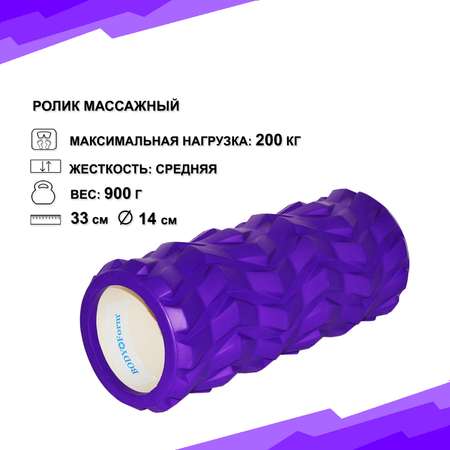 Ролик массажный Body Form BF-YR02 Фиолетовый