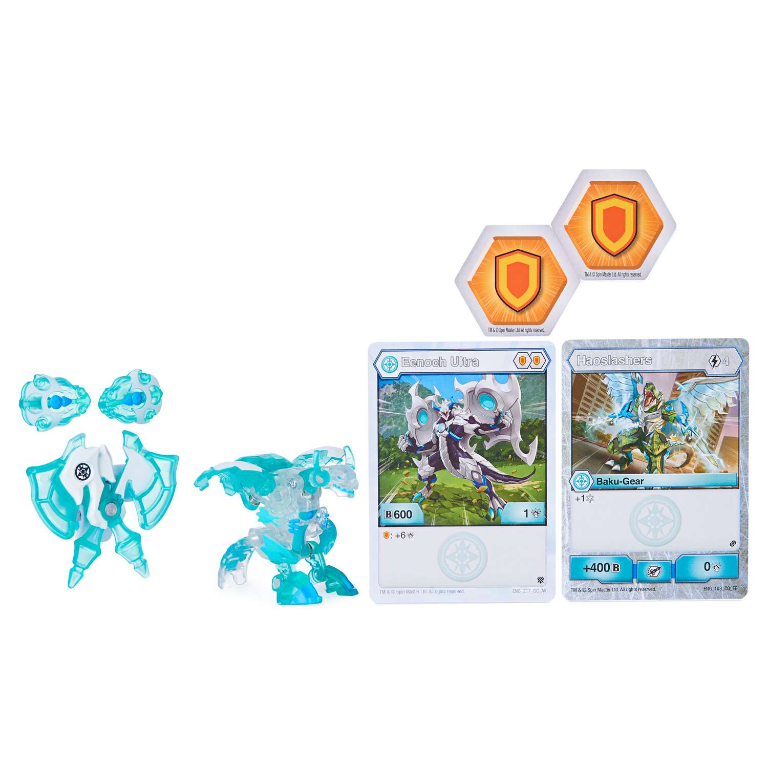 Набор игровой Bakugan EfreetWhite с ультра усилением+карточки 6055887/20124274 - фото 1