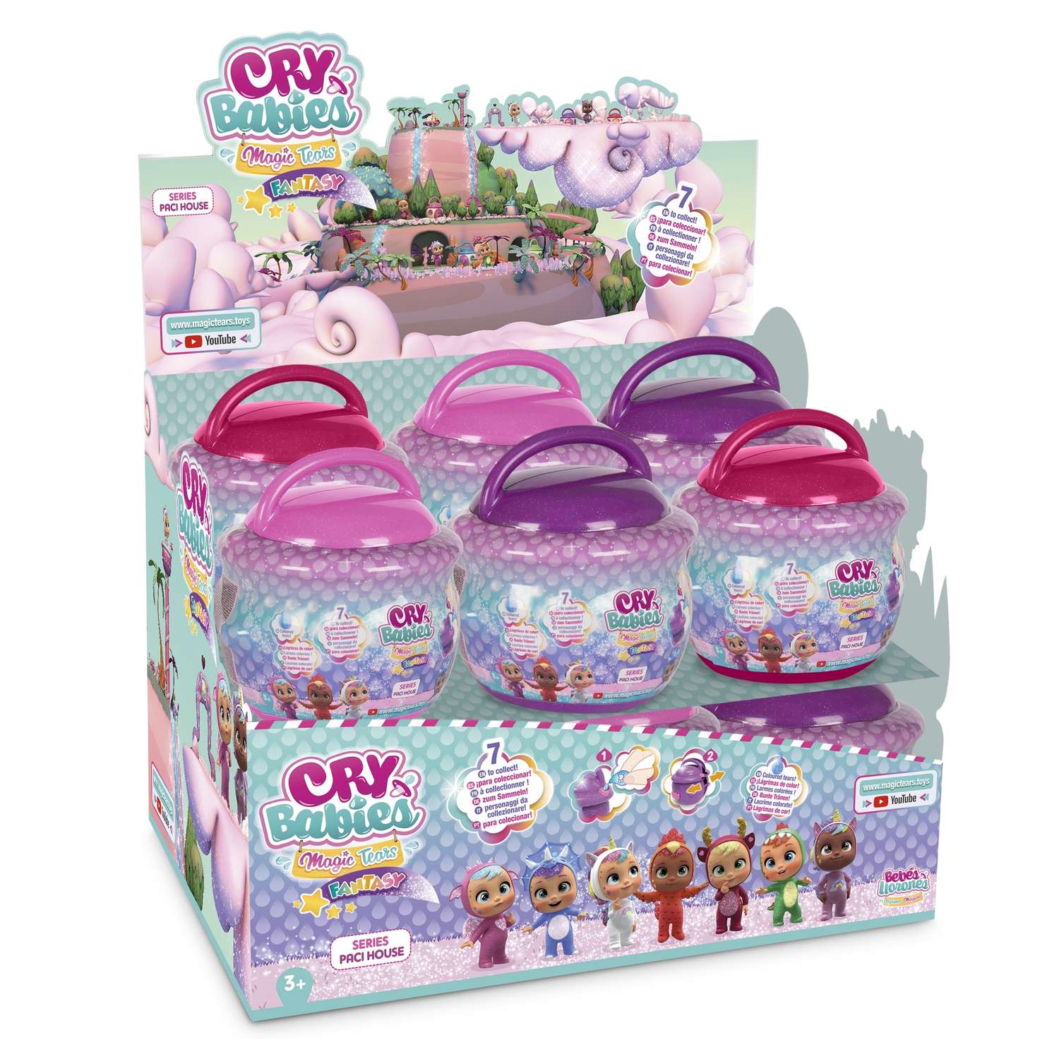 Кукла IMC Toys Cry Babies Fantasy Paci House с аксессуарами в непрозрачной упаковке (Сюрприз) 90309/91061 90309/91061 - фото 3