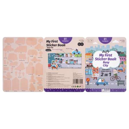 Многоразовые стикеры Tookyland LT325 Город