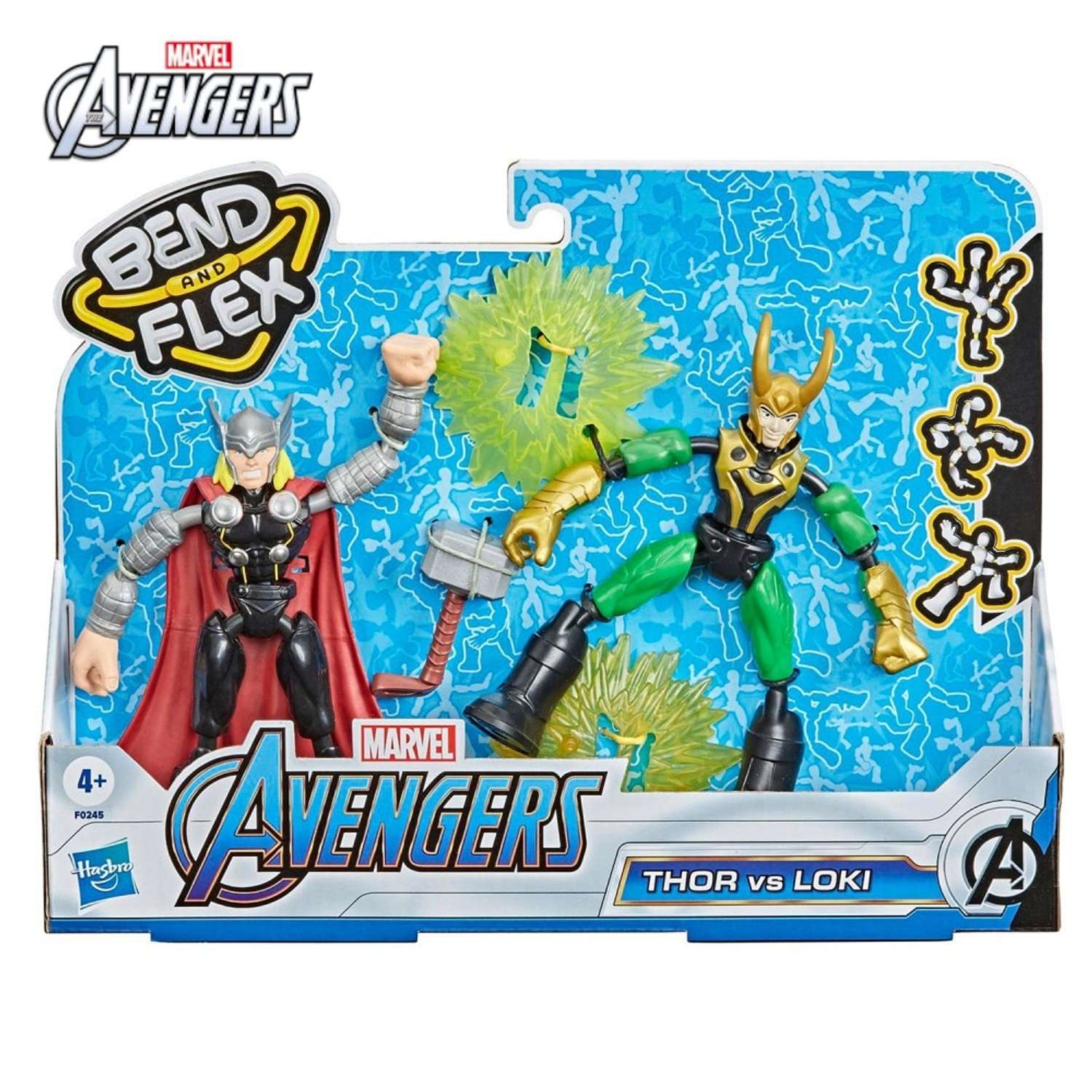 Игрушка Avengers Бенди Тор и Локи F02455L0 - фото 1