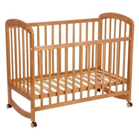 Детская кроватка Фея прямоугольная, без маятника (коричневый)