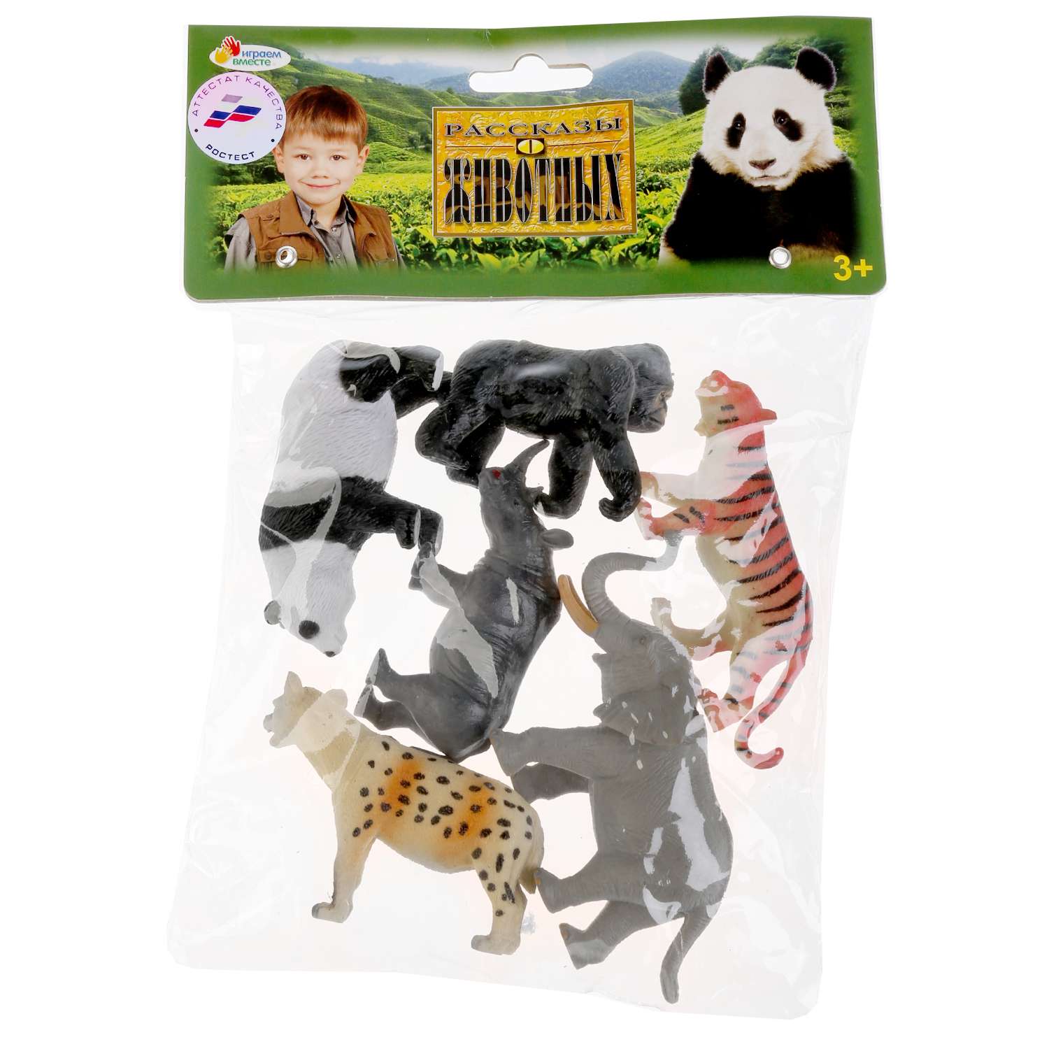 Набор фигурок Играем Вместе 6 животных Азии 209431 - фото 2