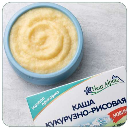 Каша безмолочная Fleur Alpine кукурузно-рисовая 175г с 5месяцев