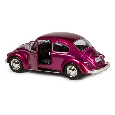 Машина Mobicaro 1967 Volkswagen Beetle 1:32 Фиолетовый