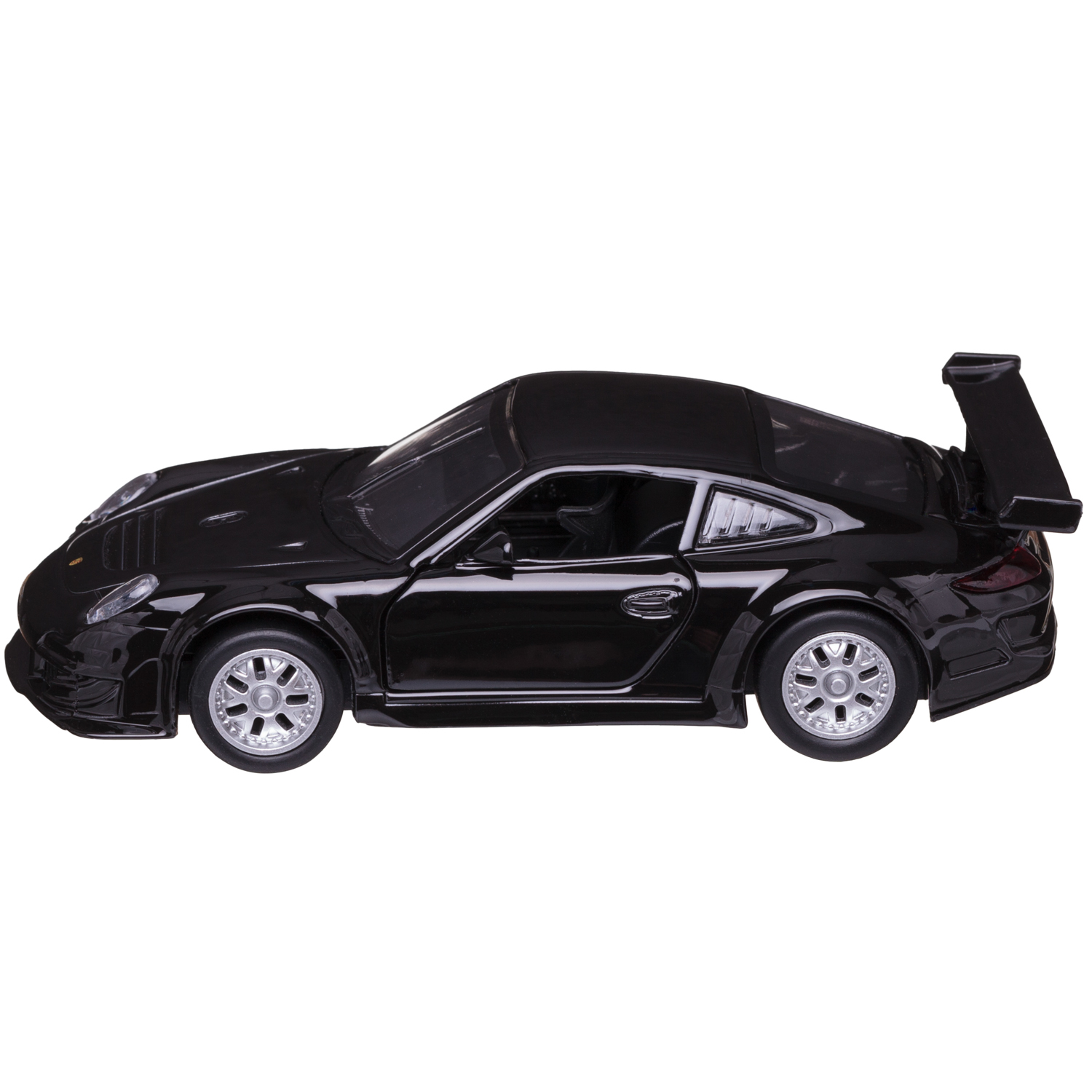 Автомобиль Abtoys Porsche MSZ 1:43 инерционный черный WE-15945B - фото 4