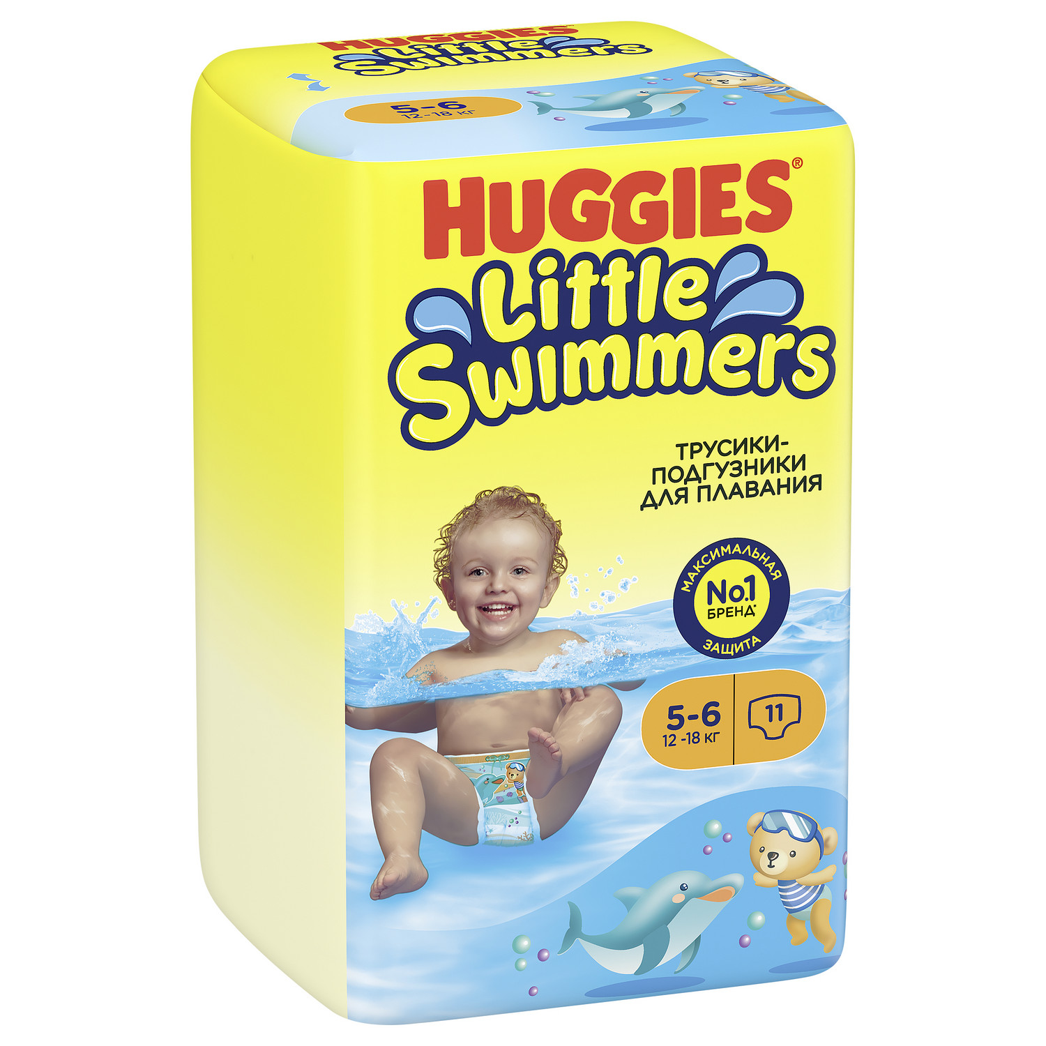 Подгузники-трусики для плавания Huggies Little Swimmers 5-6 12-18кг 11шт - фото 2