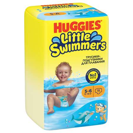 Подгузники-трусики для плавания Huggies Little Swimmers 5-6 12-18кг 11шт