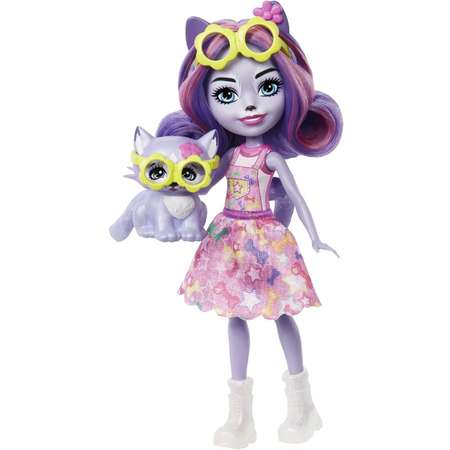 Кукла мини Enchantimals Хэдли Хаски с питомцем