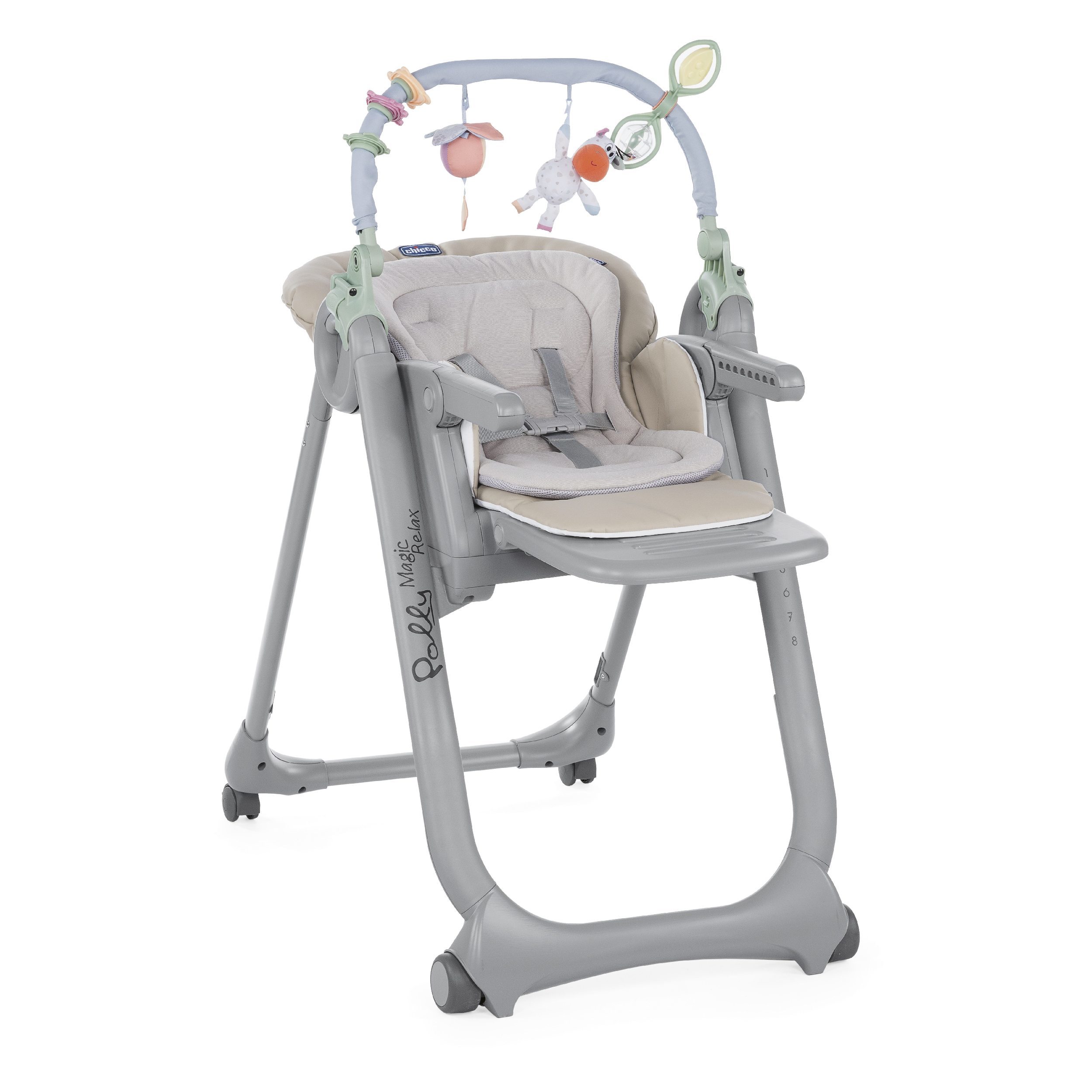 Стульчик Chicco Polly Magic Relax Beige - фото 2